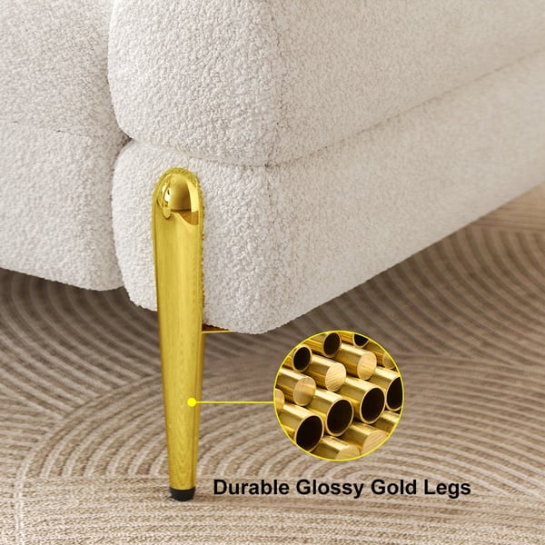 Sofá de salón de lujo Conjunto de tejido de terciopelo Sofas modernas de cubierta seccional Sofá reclinable 8