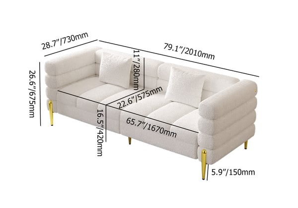 Sofá de salón de lujo Conjunto de tejido de terciopelo Sofas modernas de cubierta seccional Sofá reclinable 10