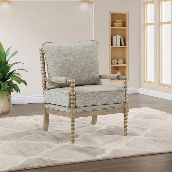 Sillón de ocio con marco de madera Sillón de salón Muebles de jardín 2