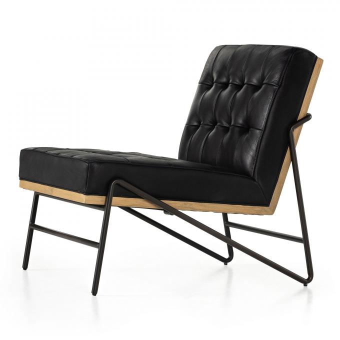 Acento PU silla de salón de cuero silla reclinable Muebles modernos 1