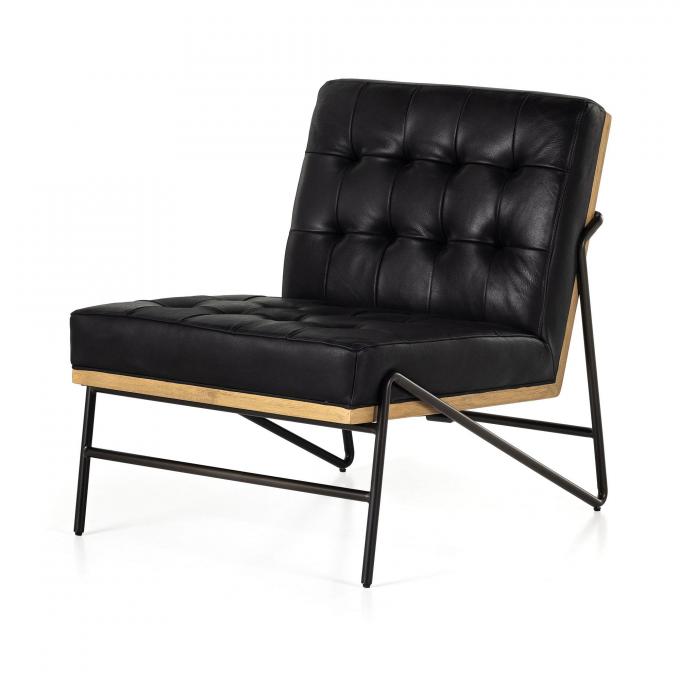Acento PU silla de salón de cuero silla reclinable Muebles modernos 0