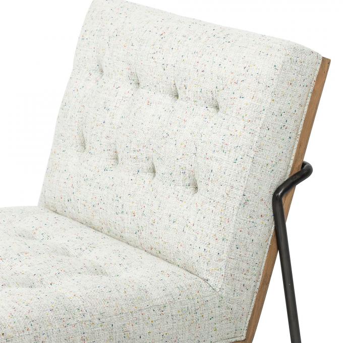 Acento PU silla de salón de cuero silla reclinable Muebles modernos 7