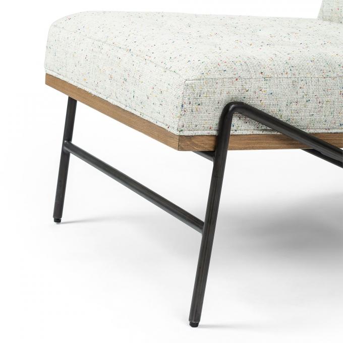 Acento PU silla de salón de cuero silla reclinable Muebles modernos 8