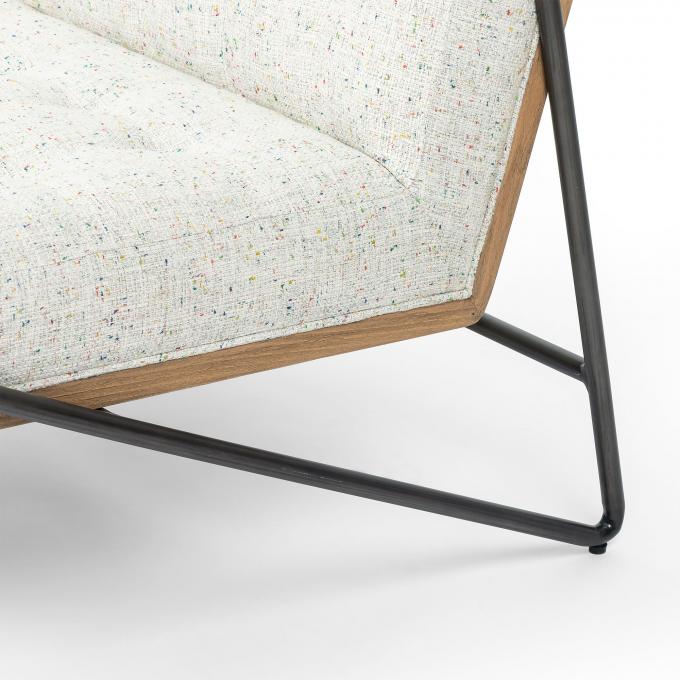 Acento PU silla de salón de cuero silla reclinable Muebles modernos 9
