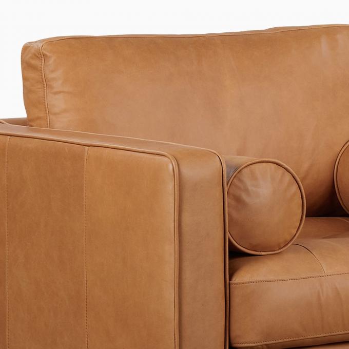 Silla de salón con taburete otomano 1