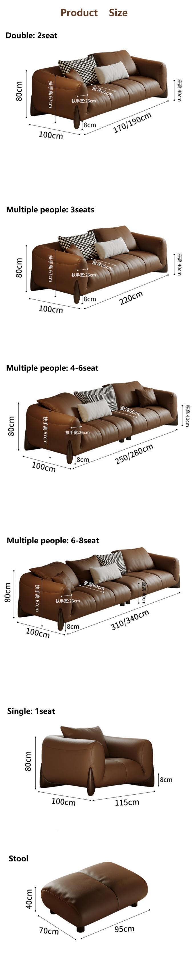Muebles para el salón con sofá reclinable 5