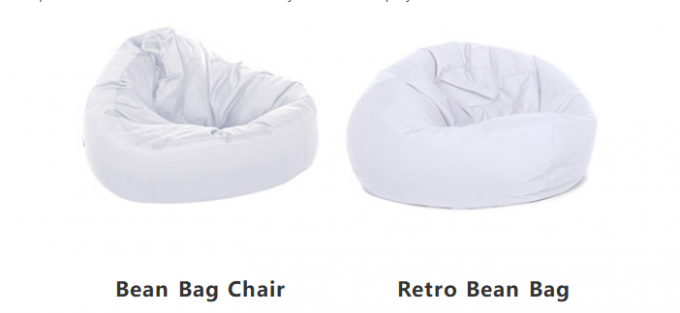Silla de salón con bolsas de frijoles gigantes de 7 pies de altura de tela de piel falsa suave de EPS 1