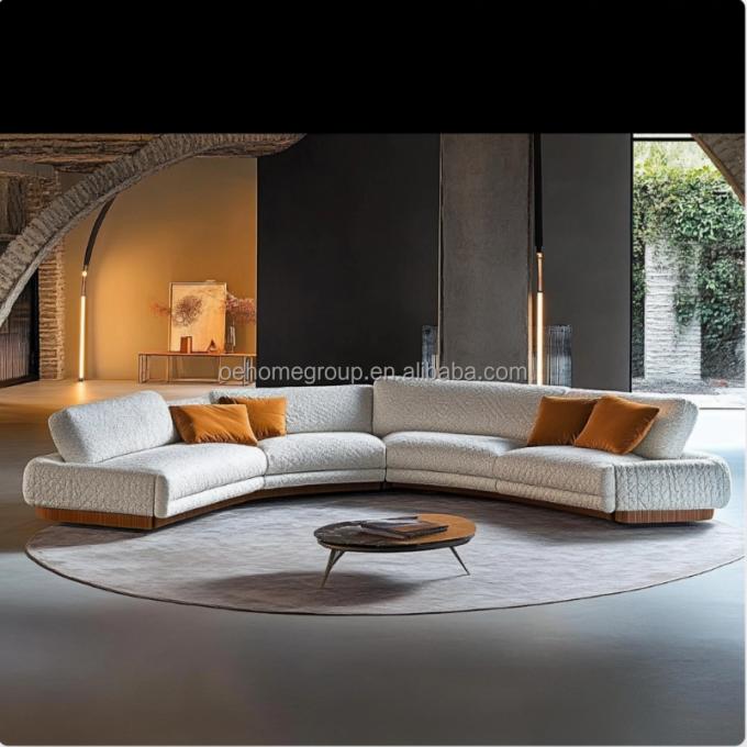 Sofá minimalista para sala de estar, diseño italiano de moda para relajación y confort en el ocio 3