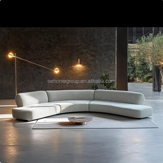 Sofá minimalista para sala de estar, diseño italiano de moda para relajación y confort en el ocio 5