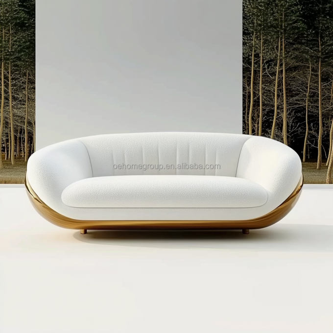 2 Tipo reclinable Sofas italianas Muebles para el hogar de diseño moderno Muebles de salón de lujo 4