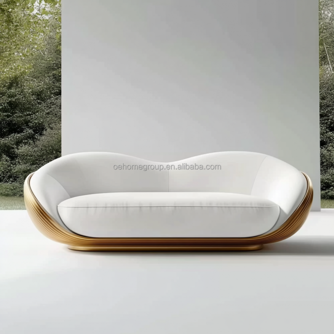 2 Tipo reclinable Sofas italianas Muebles para el hogar de diseño moderno Muebles de salón de lujo 5