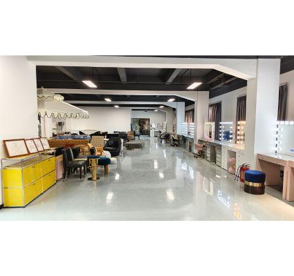 De terciopelo y cuero genuino Set de sofá para hoteles multifuncional Muebles de vestíbulo de hoteles Muebles de salones o apartamentos 12