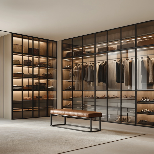 Muebles de armario de madera extensibles para diseño de dormitorio moderno en Foshan 1