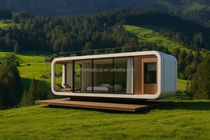Capsula de oficina modular para el jardín exterior 7