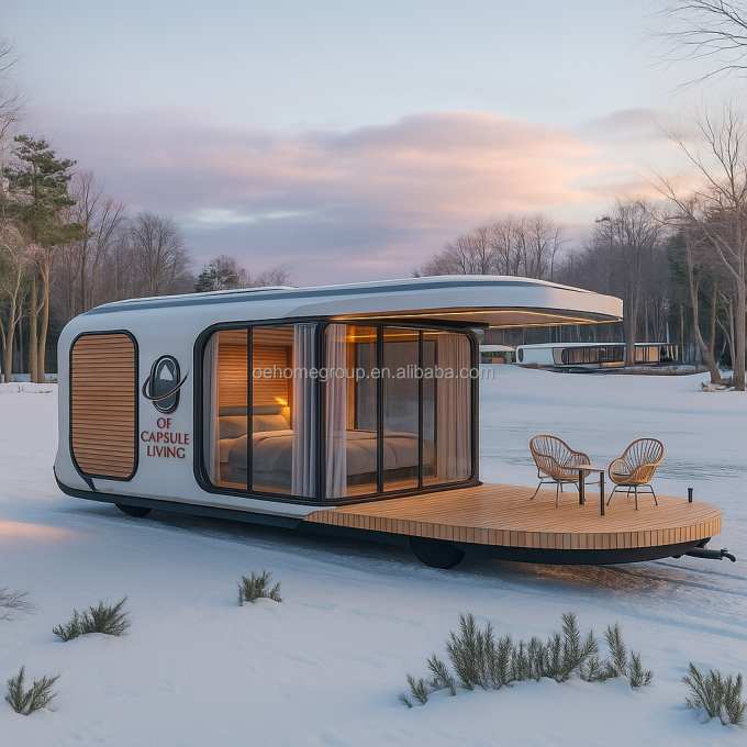 Casa para Dormir Hotel Contenedor Casa Naturaleza Resort Construcción de Acero Prefabricada Para Familias 3