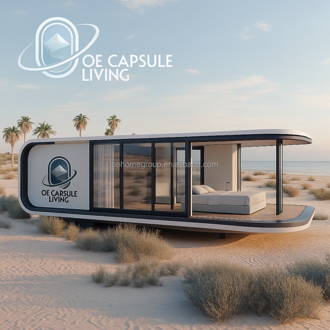 Casa para Dormir Hotel Contenedor Casa Naturaleza Resort Construcción de Acero Prefabricada Para Familias 4