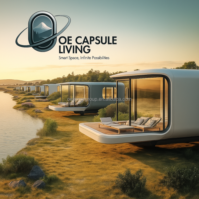 Casa para Dormir Hotel Contenedor Casa Naturaleza Resort Construcción de Acero Prefabricada Para Familias 6