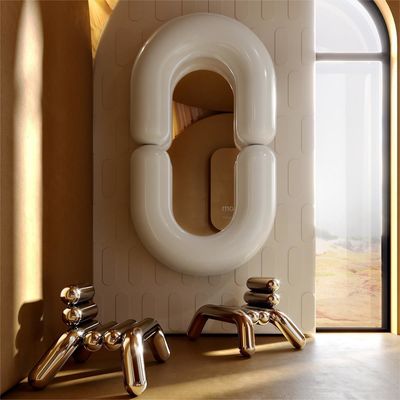 Baño Oval Led Pared de longitud completa Espejo colgante Vanidad Espejo alto