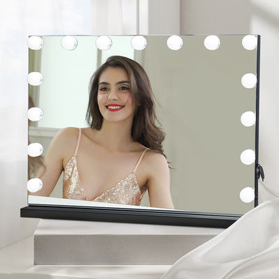 Luces de belleza personal LED Hollywood Luces de vanidad Recargable Espejo táctil