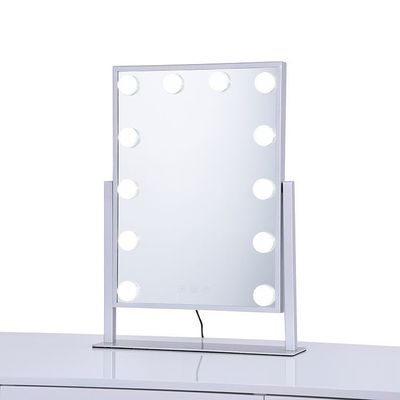OEM vestuario duradero iluminado cosmético de belleza espejo de vanidad con luces LED