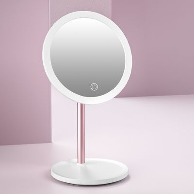 Cosmético iluminado con led 10x espejo de aumento para maquillaje