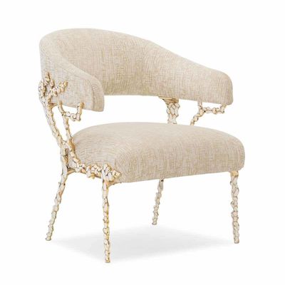 Cuadro de metal Silla de velo de cuero Salón Salón Salón Sillones de acento de cuero