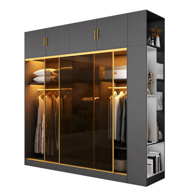 Cabinet moderno de madera puerta corredera armario de dormitorio armario con madera fabricada E1
