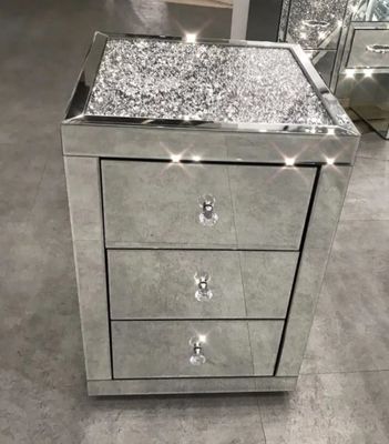 Muebles de espejo personalizados gabinete de consola 2 3 cajón mesa de noche