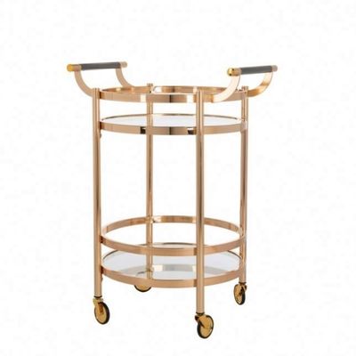 Cuadro de acero Muebles para carretillas de barras de vidrio