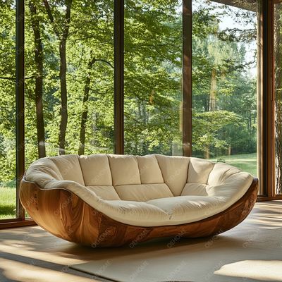 Juego de sofás modernos personalizables con patas de madera y arte para sala de estar sencilla y característica de esquina para crear un ambiente relajante