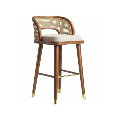 Muebles de bar de ratán modernos para cocina, comedor y sala de estar, taburetes de muebles de cocina