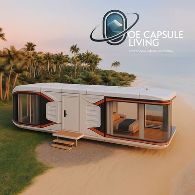 Casa prefabricada Hotel de lujo Villa modular de 2 dormitorios Casas prefabricadas Edificio prefabricado Espacio cápsula Cabinas prefabricadas