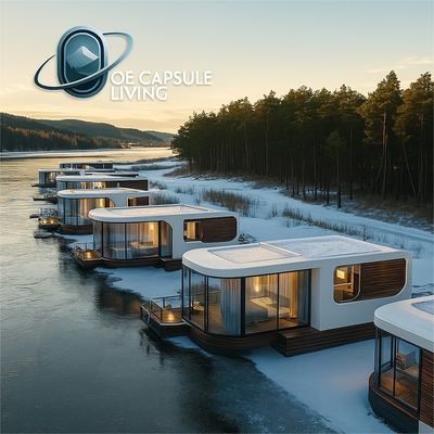 Casa prefabricada modular de estilo chino de 20/40 pies, contenedor, cabina de material de acero para uso en hoteles y oficinas