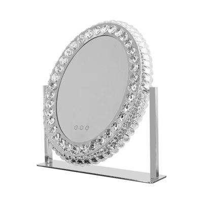 LED ilumina el maquillaje espejo cristal espejo de vanidad estilo Hollywood