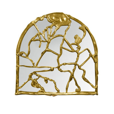 Decoración de interiores de estilo marroquí montado en la pared espejo arqueado 4x8