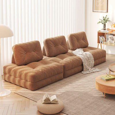 Sofá de cama reclinable convertible seccional Sofá Tatami con tela de terciopelo