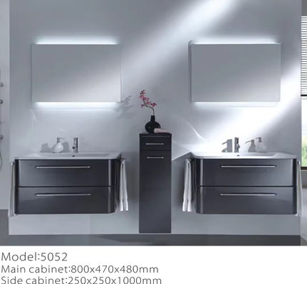 bañera de PVC de madera contrachapada bañera flotante armarios modernos
