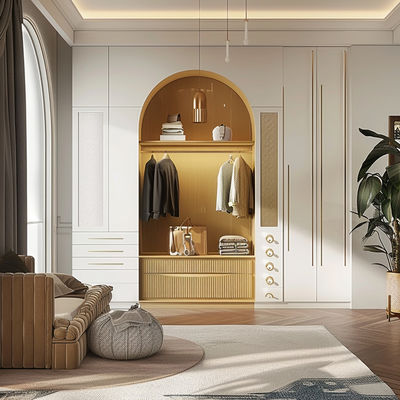 Sistema de almacenamiento de armario moderno ajustable para la organización del dormitorio y la solución de almacenamiento