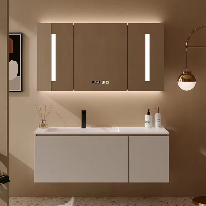Cubierto de lavadero de la vanidad rectángulo moderno Combo para el baño y el baño 1