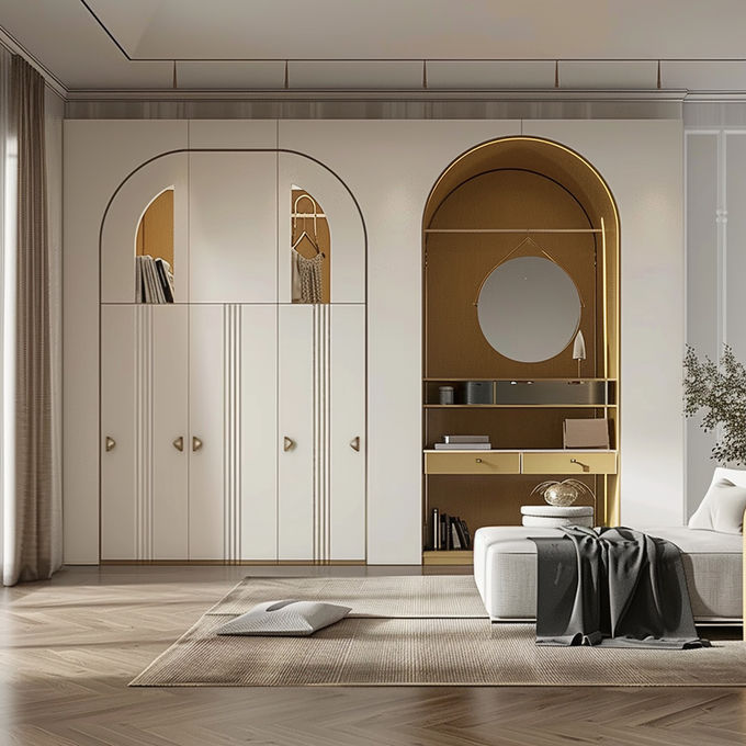 Sistema de almacenamiento de armario moderno ajustable para la organización del dormitorio y la solución de almacenamiento 1